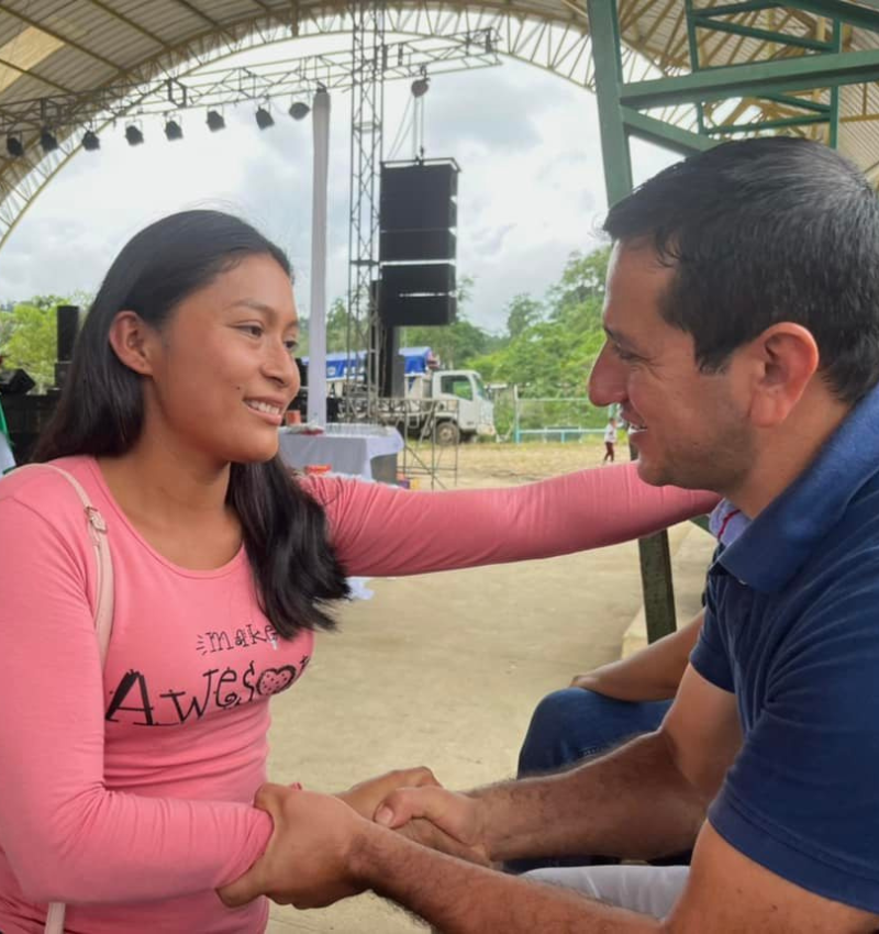 Francisco Cordero en actividad comunitaria