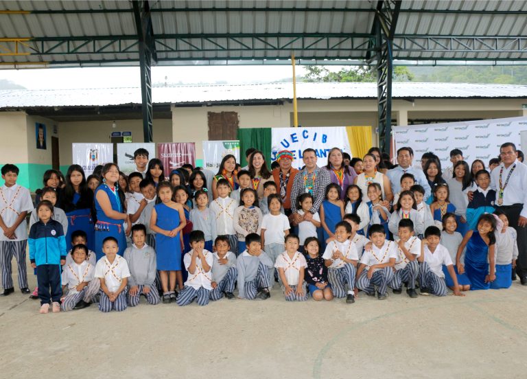MUNICIPIO DE NANGARITZA FORTALECE LA EDUCACIÓN CON LA ENTREGA DE NUEVO BLOQUE DE AULAS EN NANKAIS